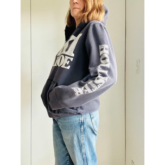 Vintage Hollister Hoodie/Sweatshirt Ski Tahoe Unisex Heritage Rustic Blue - Picture 9 of 9
